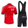 Fietskleding (Fietsshirt + Korte Koersbroek) 2024 Arkea-B B Hotels - Rood